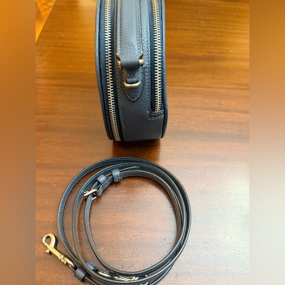 Coach Dark Denim Blue Crossbody Bag - Picture 3 of 8